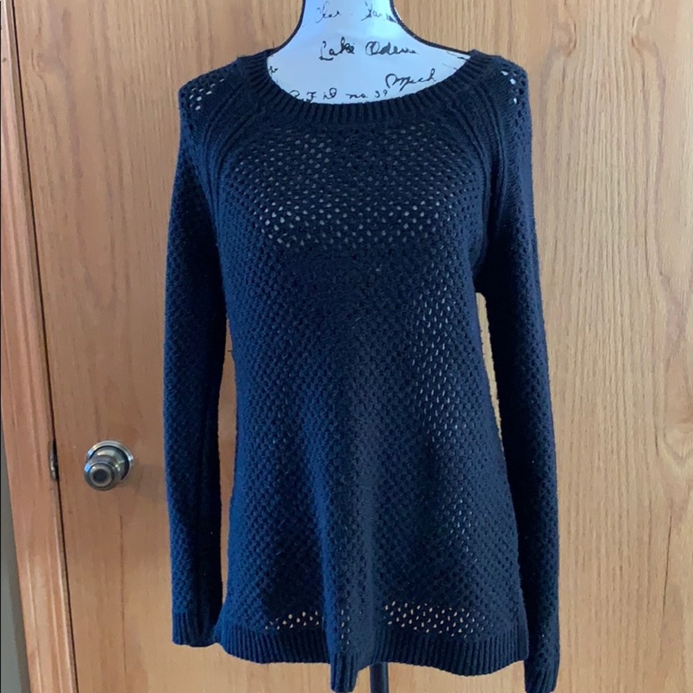 Black sweater, super soft!